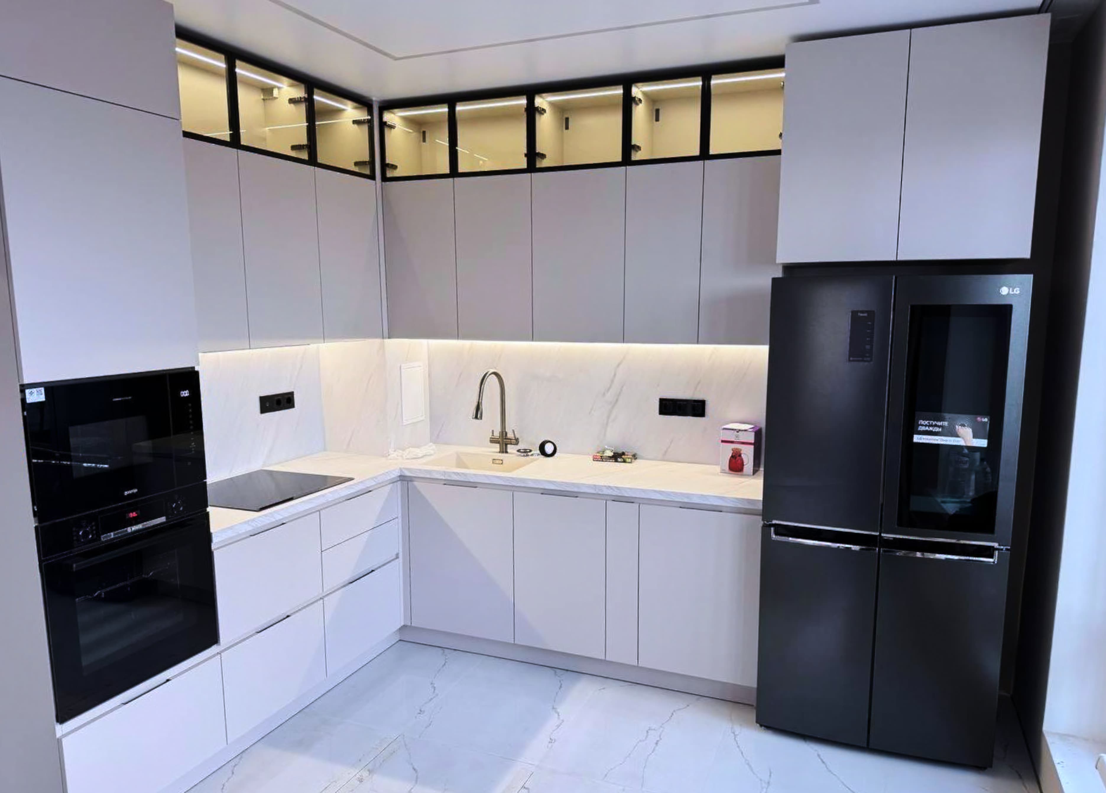 Кухня угловая МДФ