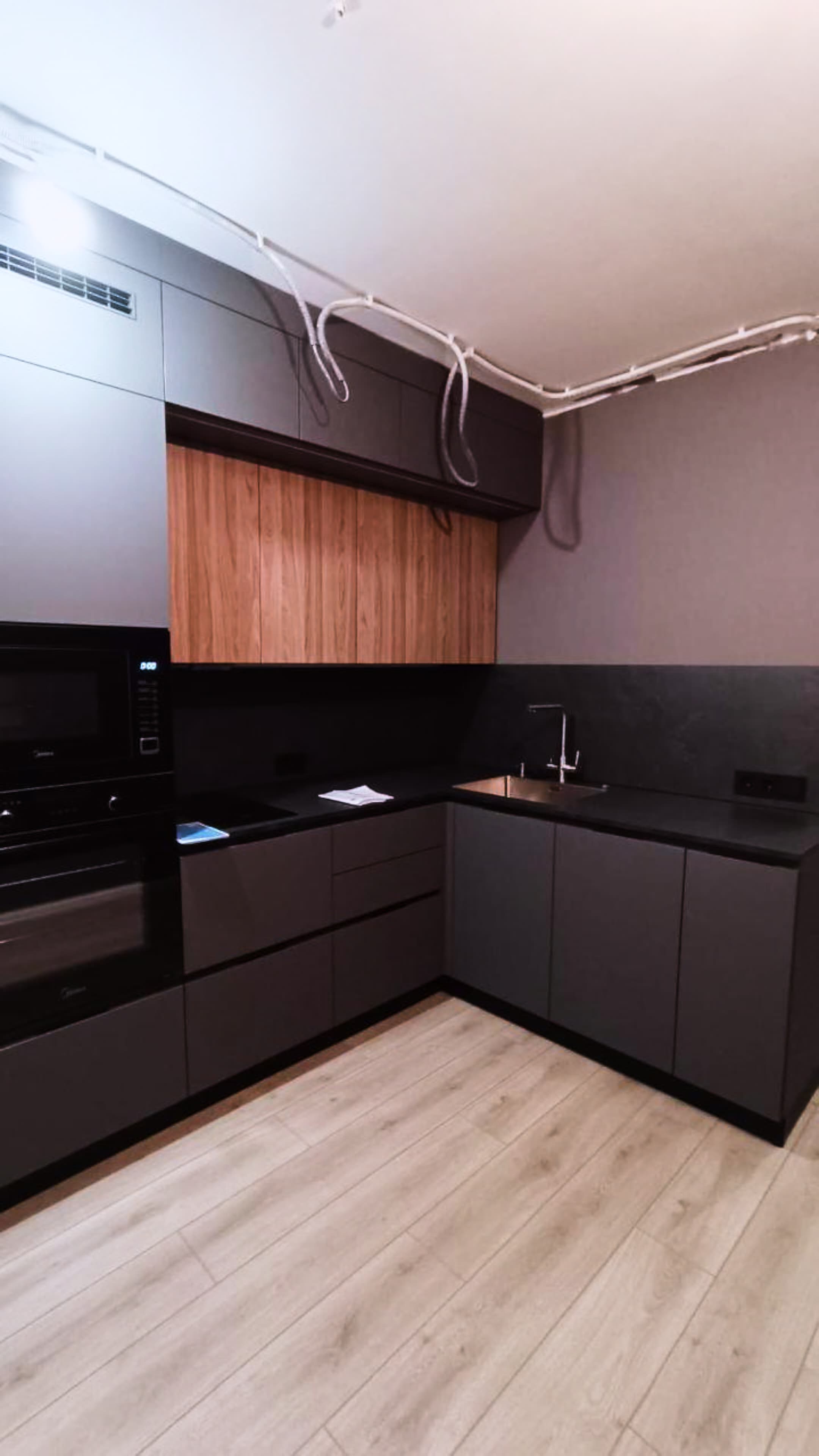 Кухня прямая скандинавия